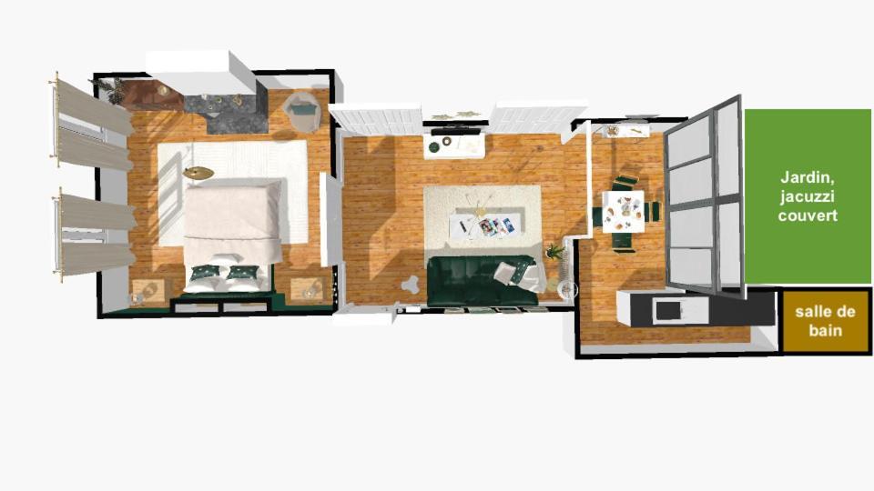 - 4 Pers - Netflix - Gare - Parking Apartment *
